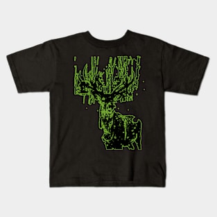 Silhouette of deer Kids T-Shirt